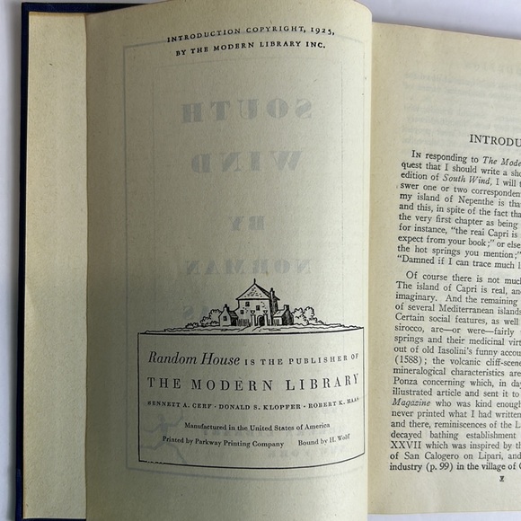 The Modern Library BOOKS Lot The Wings of the Dove James South Wind Douglas VTG - Picture 8 of 12